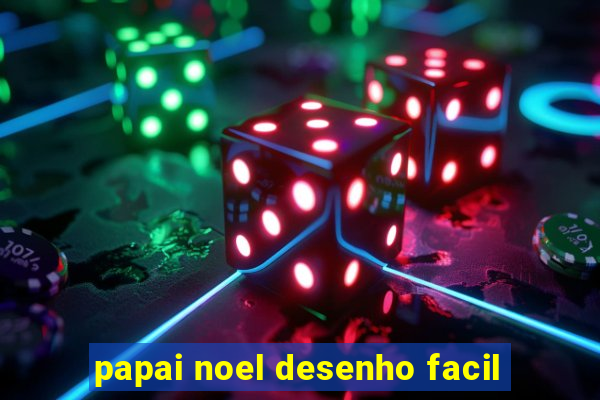 papai noel desenho facil